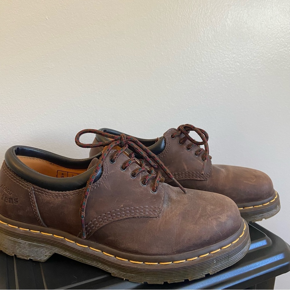 Dr. Martens brown leather Lace Up Shoes